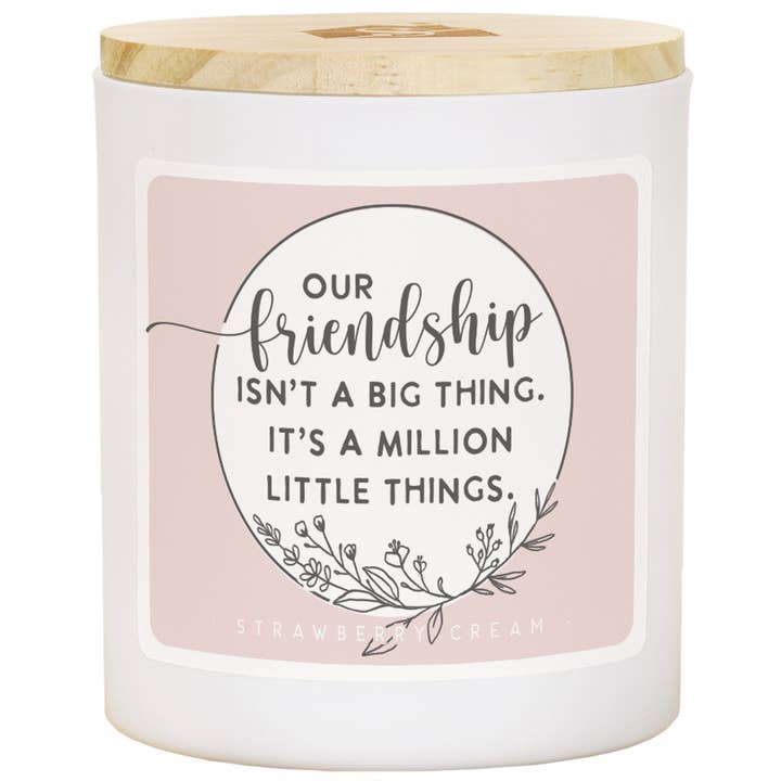 Sincere Surroundings - Wholesale Jar/Filled Candle - Friendship Big Thing - STR - Candles