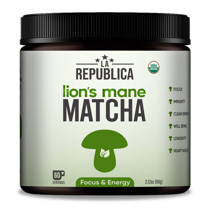 La Republica Coffee - Wholesale Health/Detox Tea - La Republica USDA Organic MATCHA with Lion's Mane