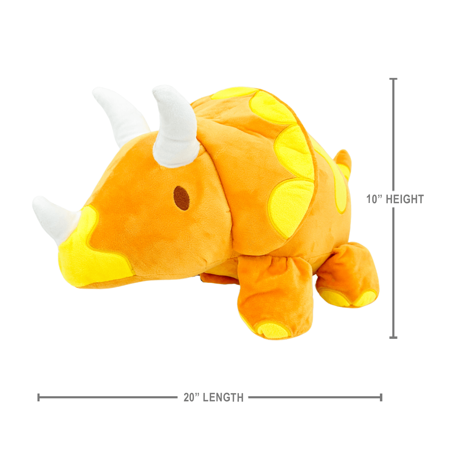 Womple Studios - Wholesale Stuffed/Plush Toy - Kids & Baby - DinoGlows MEGA Triceratops Reversible Fossil Plush Dinosaur3