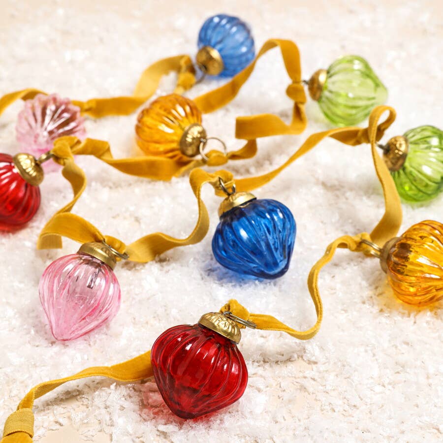 Lisa Angel - Wholesale Bunting/Garland - Bright Glass Bauble Garland0