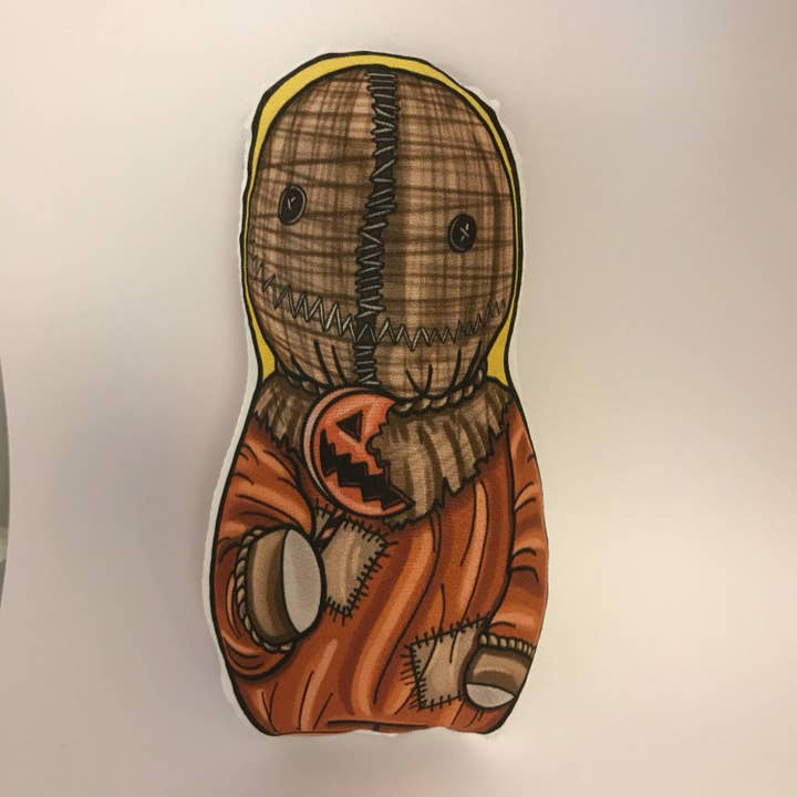 Sam Hein Trick R Treat Inspired Plush Doll or Ornament for wholesale by The Cuddle Cult