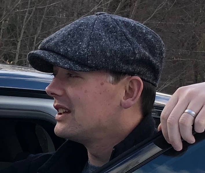 Bronte Moon - Vente Casquette gavroche – unisexe - Newsboy Casquette - Peaky Blinders Style Casquette, chevrons gris moyen1