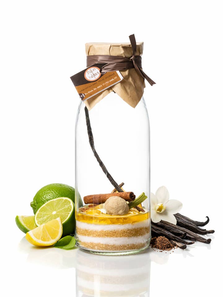 Vorbereitung „Vanilla Lime“ für arrangierte Rums 50 cl für den Großhandel von Kit to Mix