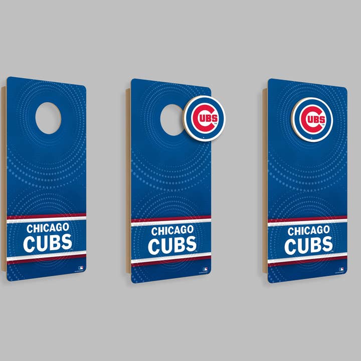 MLB Wall Art thats also Corn Hole - Chicago Cubs for wholesale by Fan Creations