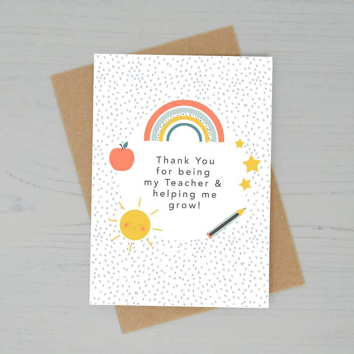 Dankeschön-Lehrerkarte - Lehrerkarte - Dankeskarte für den Großhandel von Lucy Alice
