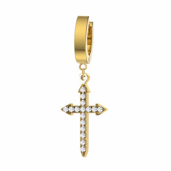 Meneer Gem Cros Oorbel voor wholesale door Mister SFC