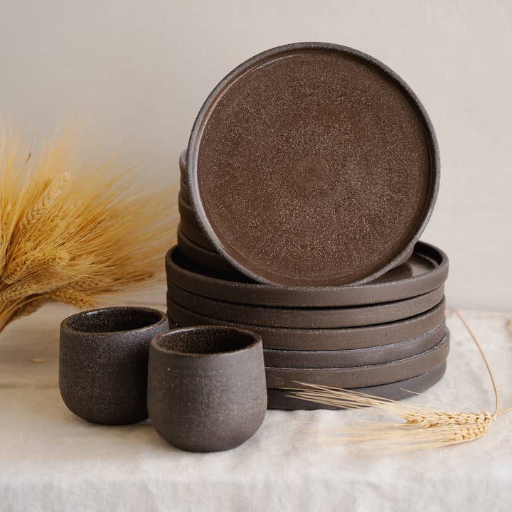 Creating Comfort Lab - Vendita all'ingrosso Piatto - Piatti piani in gres «PUMPERNICKEL»