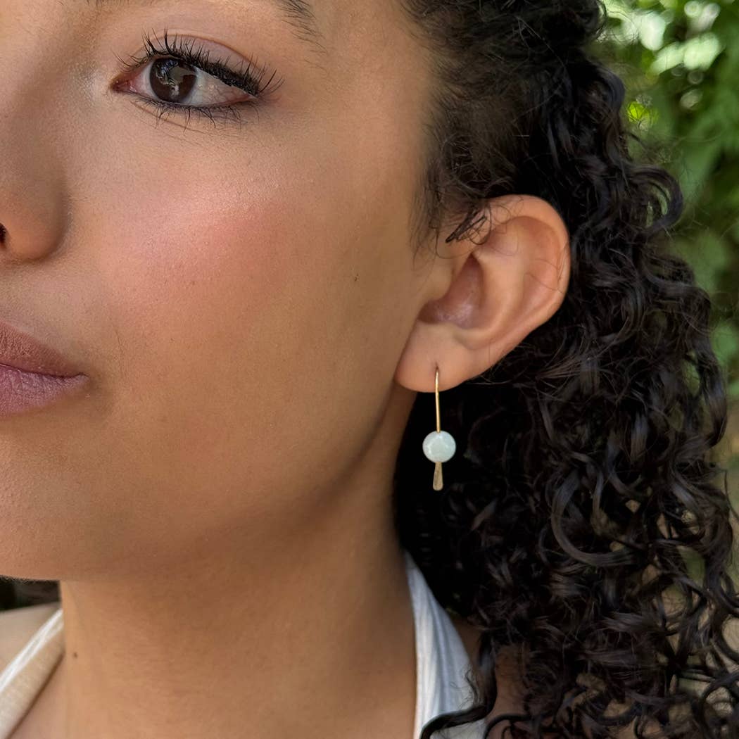 Mind's Eye Design - Wholesale Dangle Earrings - Amazonite Drop Earrings3