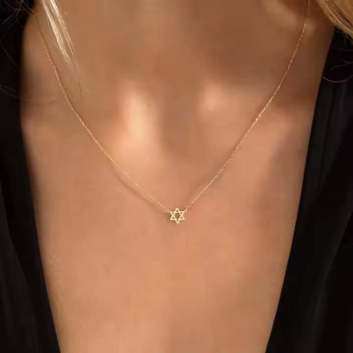 Koch La Ni Jewelry – wholesale Hänge-/berlockhalsband – Läckert Davidsstjärna halsband