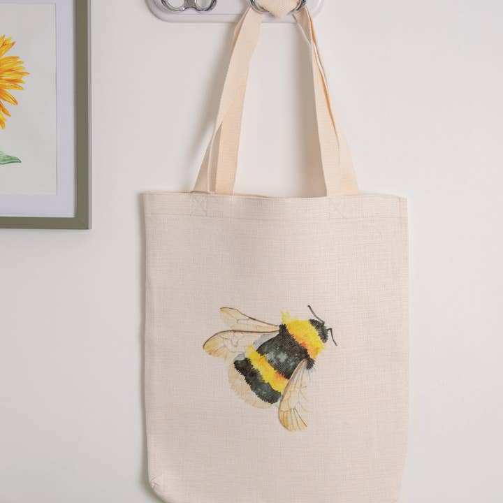 Linen Tote Bag for wholesale by Liz Corley Art