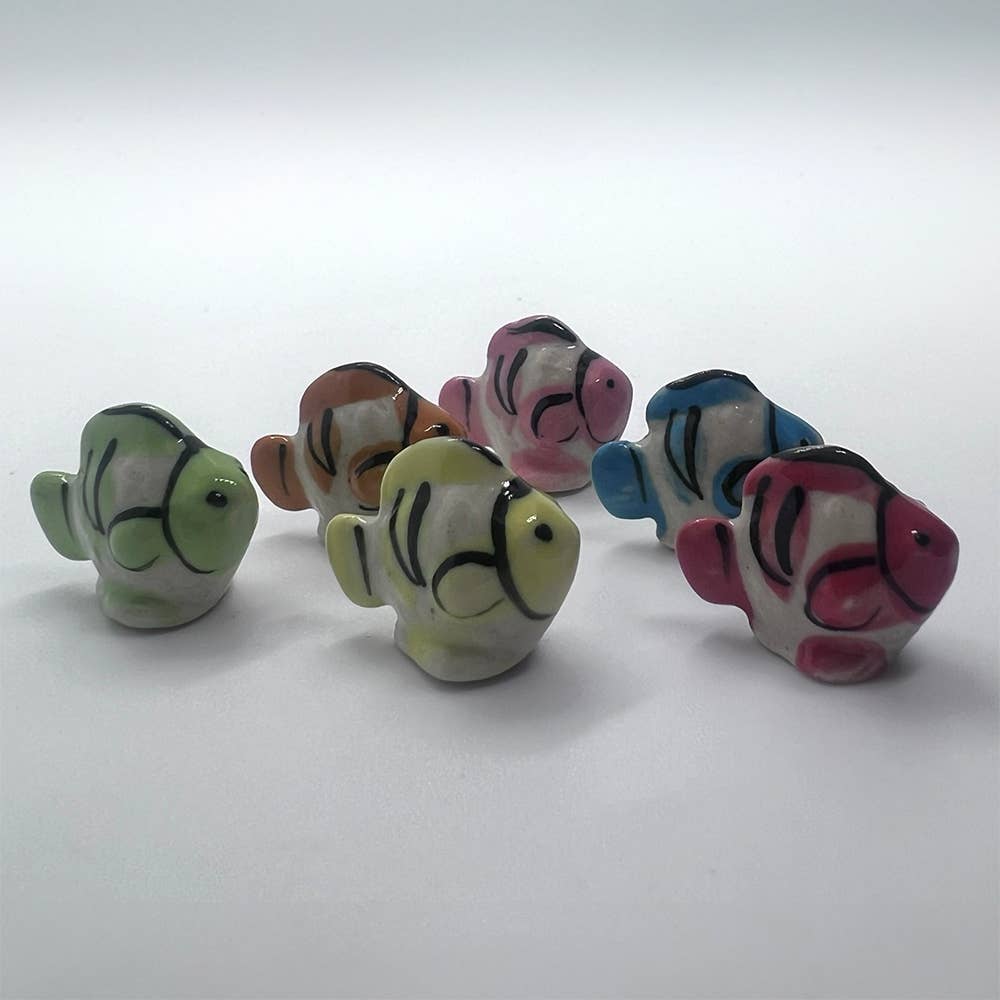 VIE - Wholesale Decorative Figurine - Mini Ceramic Figurine, Assorted Colour, Approx. 2cm62