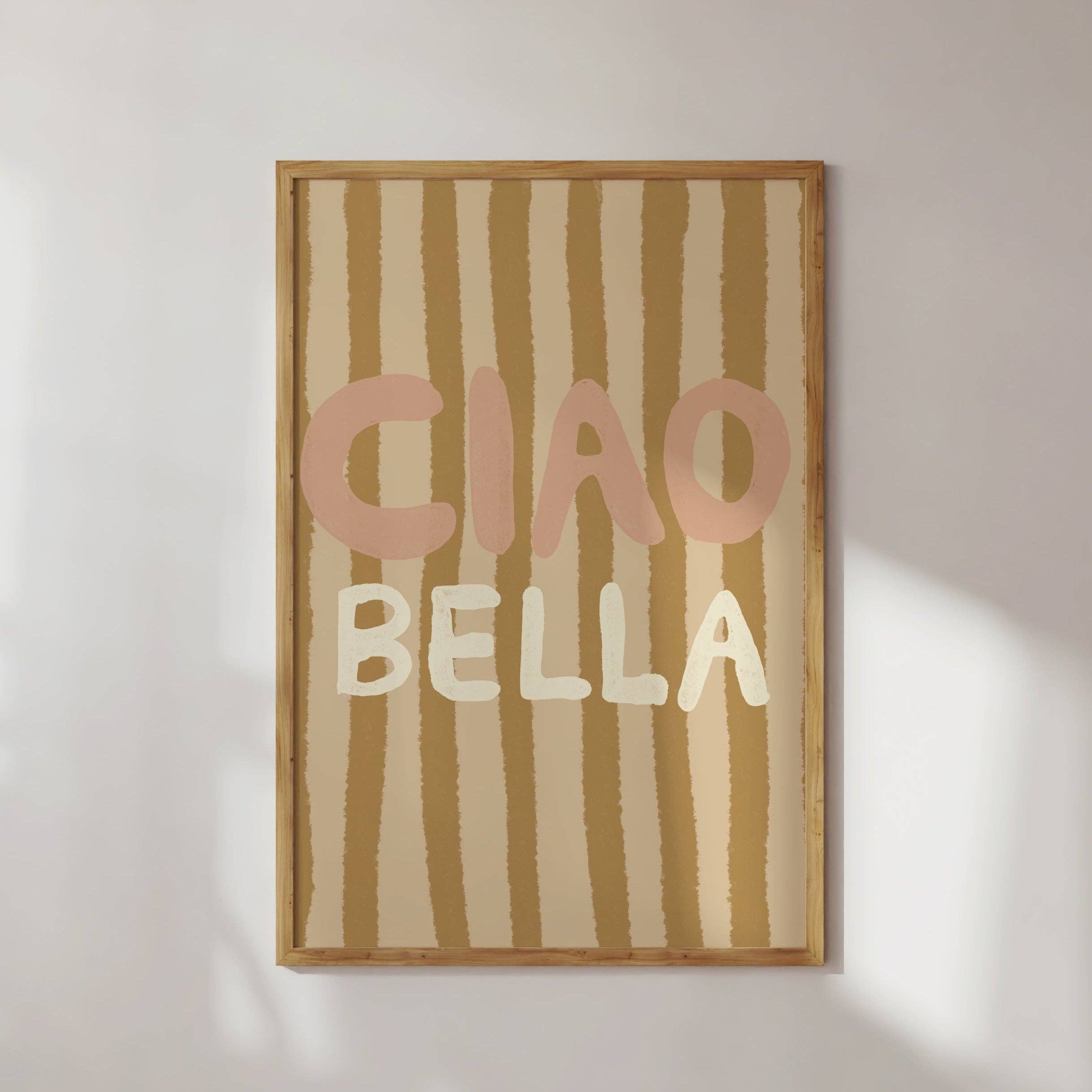 Studio Dolci - Wholesale Poster - POSTER CIAO BELLA BROWN