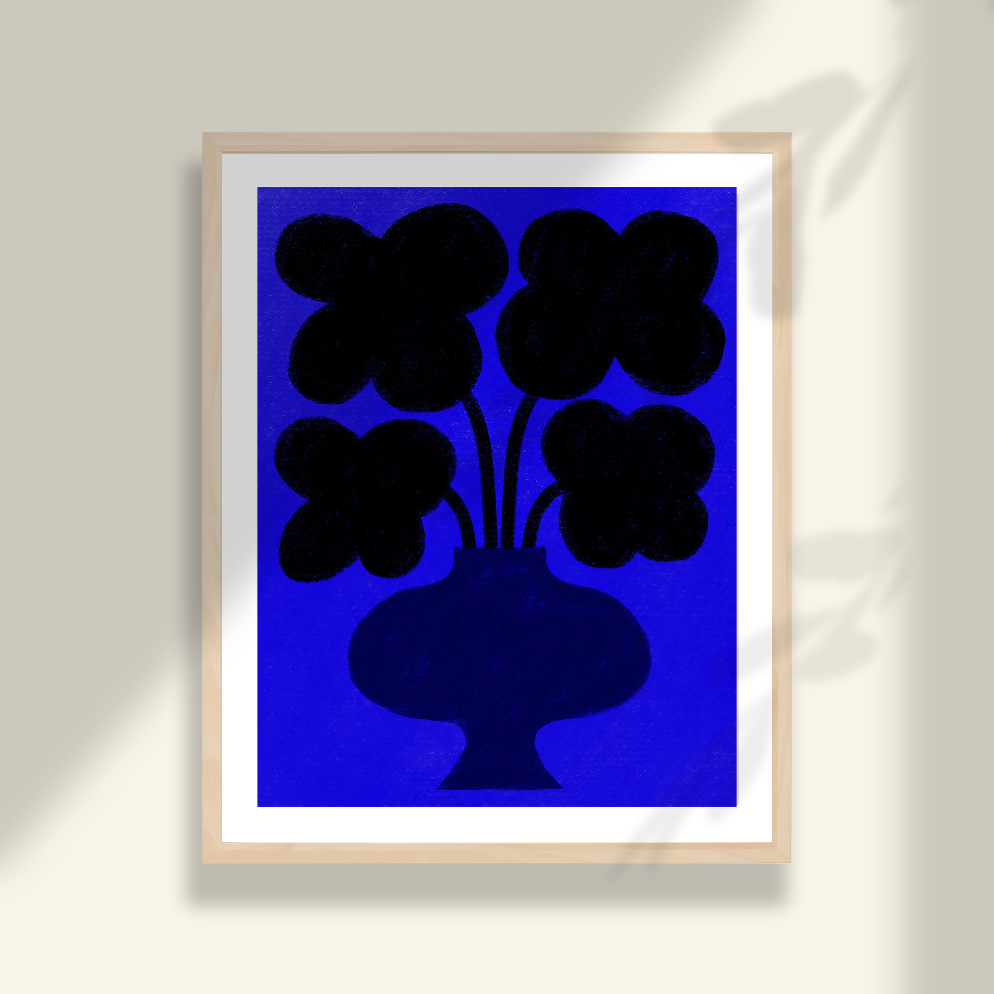 Allison Poplett - Wholesale Art Print - Black and Blue Art Print0
