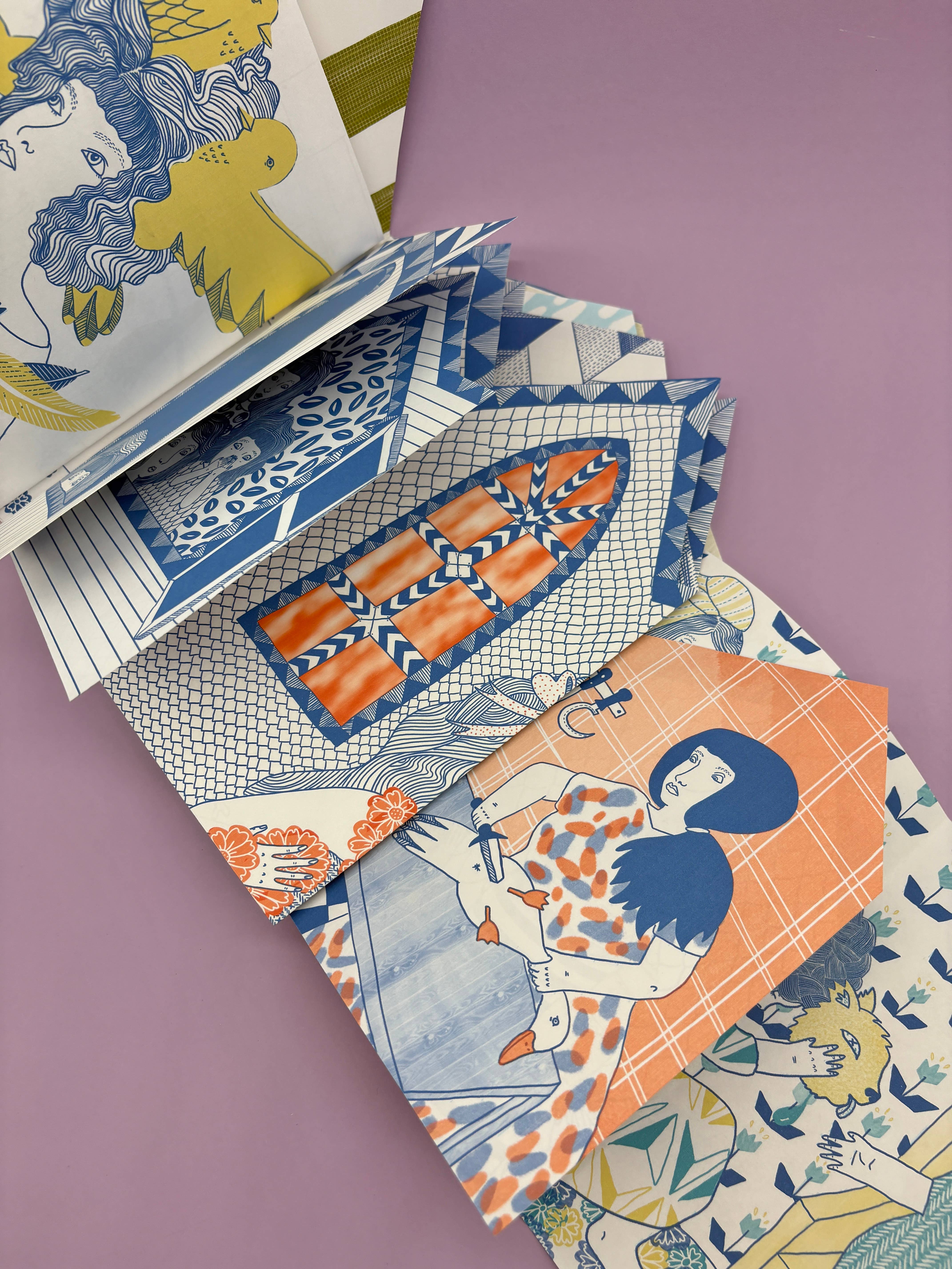 Erika Rier - Wholesale Magazine - Pageant - A Fold Out Art Zine7