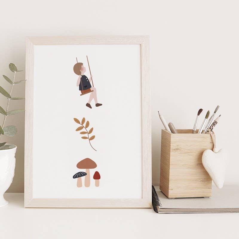 Atelier Oranger - Vente Cartes postales - Grande carte postale / Affichette - Baby -  Friends Cie 61