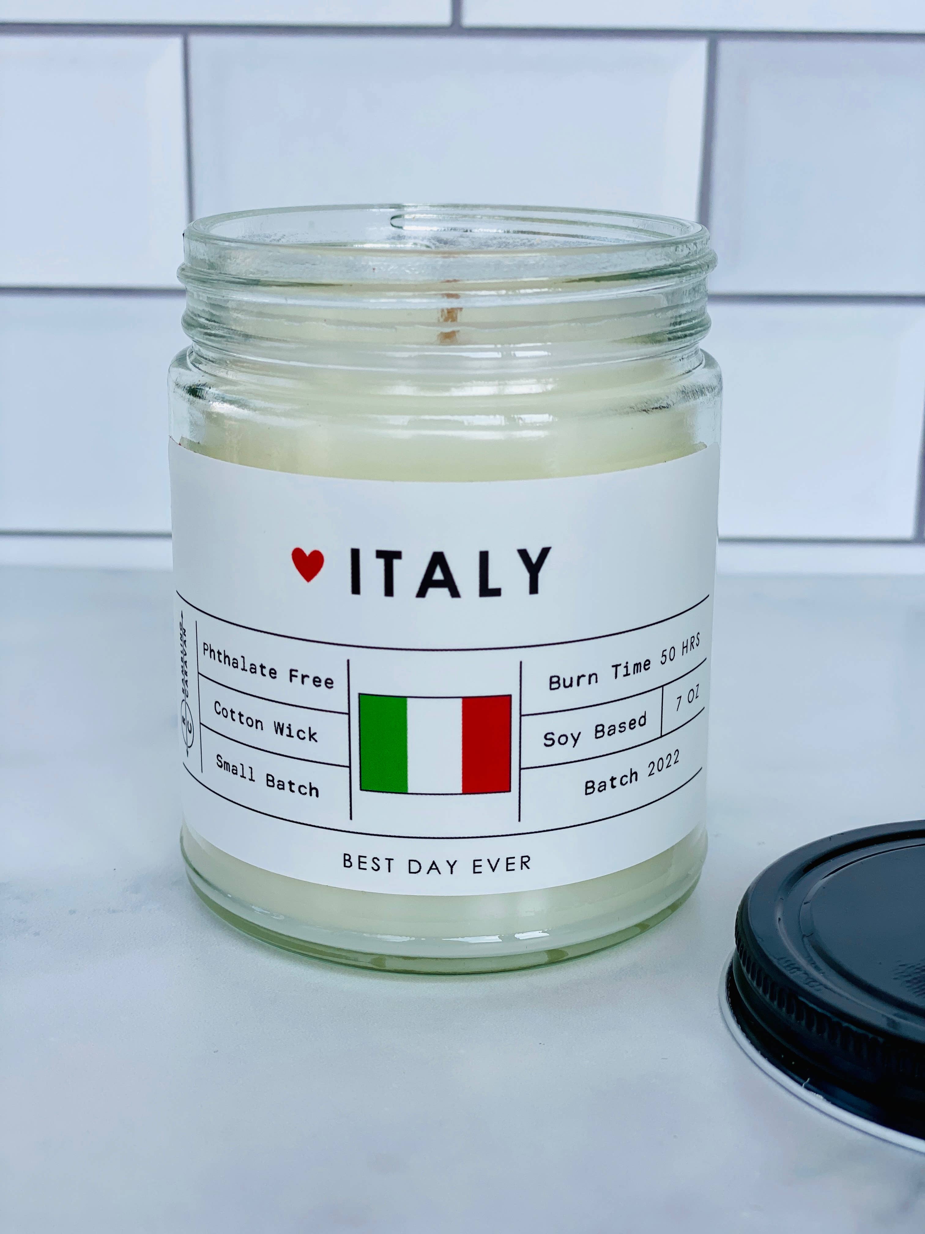 White Italy Candle for wholesale on Faire2