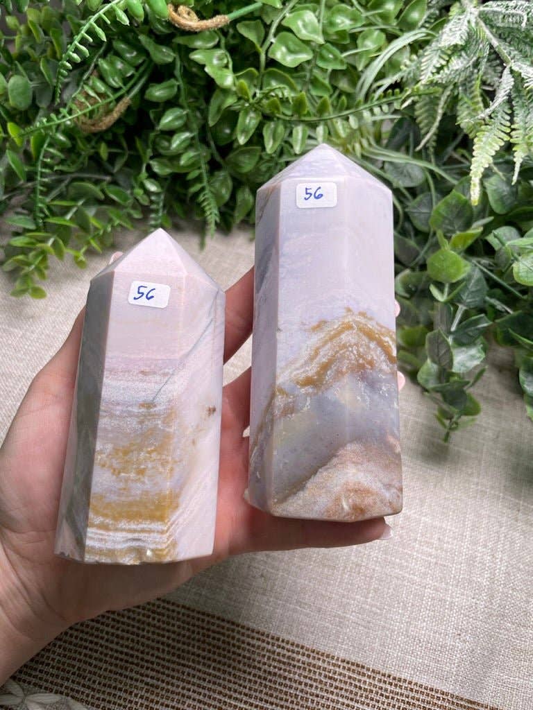 Copper Ashes - Wholesale Spiritual Stone/Crystal - Ocean Jasper Tower9