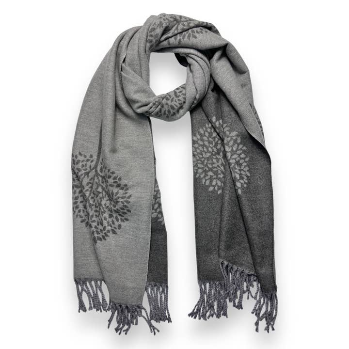 Lili Scarves (US Duty Free) – wholesale Scarf – Women's – Tree of Life Print Cashmere Blend Winter Scarf10