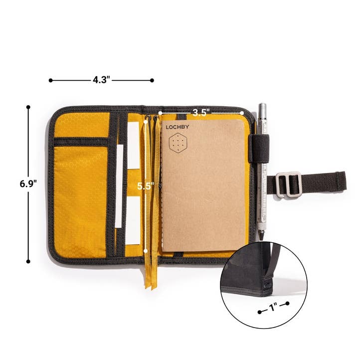 LOCHBY - Vendita all'ingrosso Diari/agende - Mini diario da campo compatto con sistema elastico per 4 taccuini31