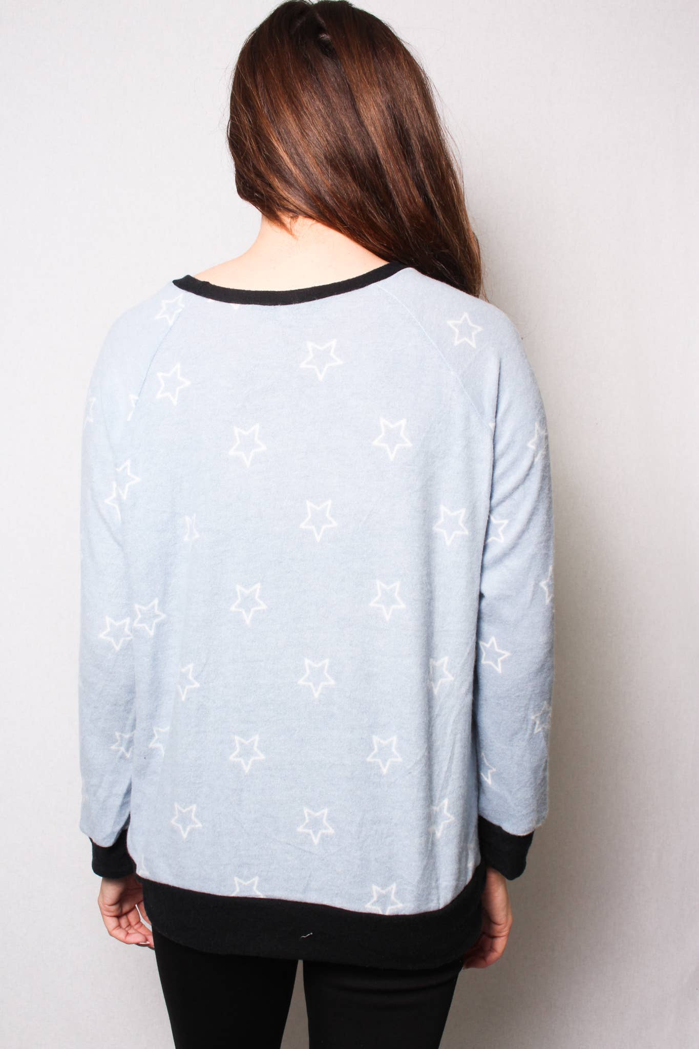 Good Stuff Apparel - Wholesale Sweatshirt - Women's - Women's Star Print Raglan Top5
