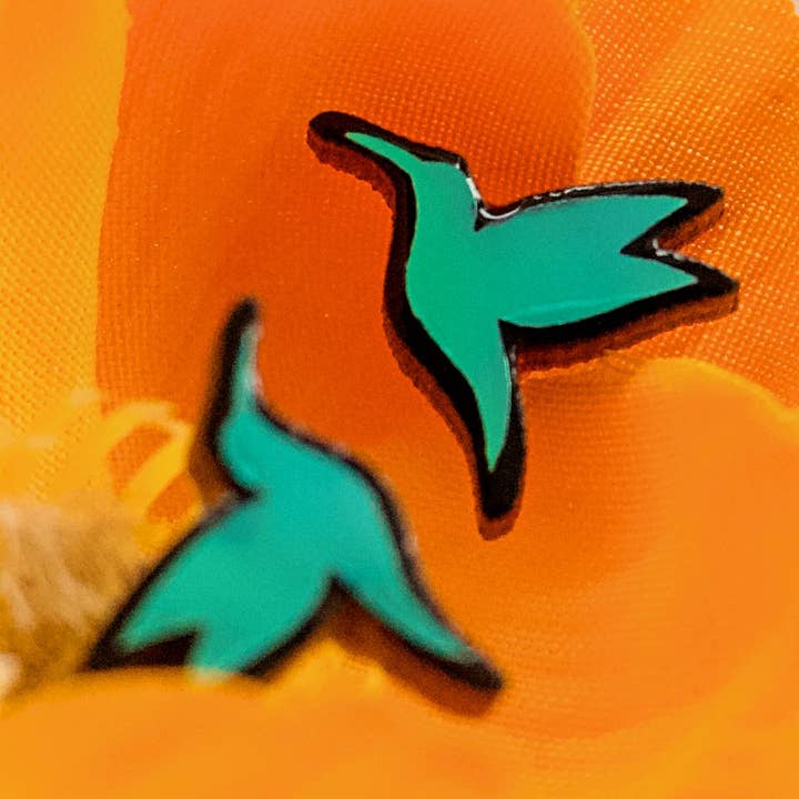 Kolibri-Ohrstecker - Handgefertigt auf Bestellung für den Großhandel von Naoi