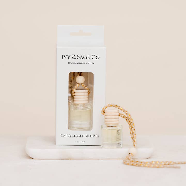 Ivy & Sage Collection - Wholesale Fragrance Oil - White Tea Car Diffuser – Sweet Floral & Earthy Musk6
