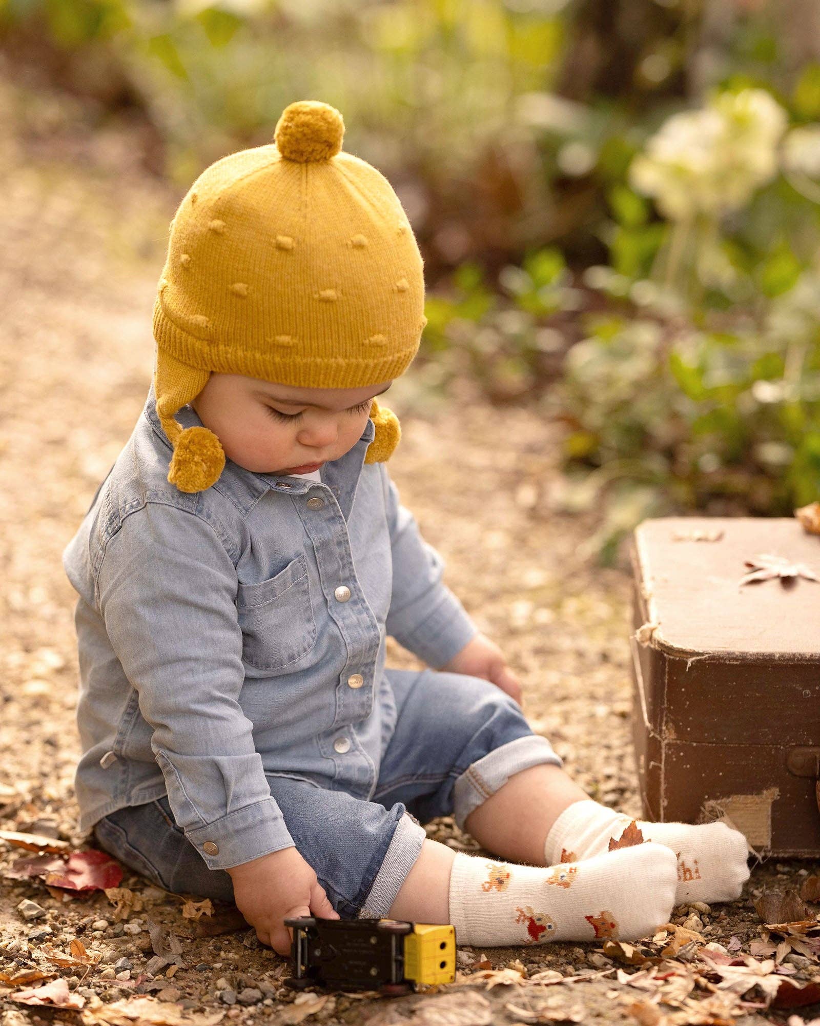 Toshi – wholesale Mössa - Barn – Ekologisk öronmuff Popcorn14