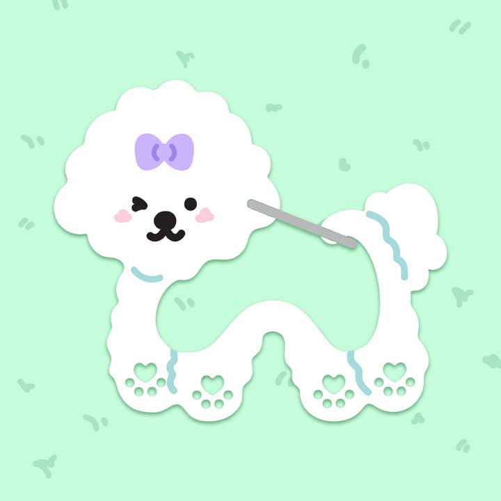 Cambrasine - Wholesale Keychain - Women's - Puppy Pal Acrylic Carabiner7