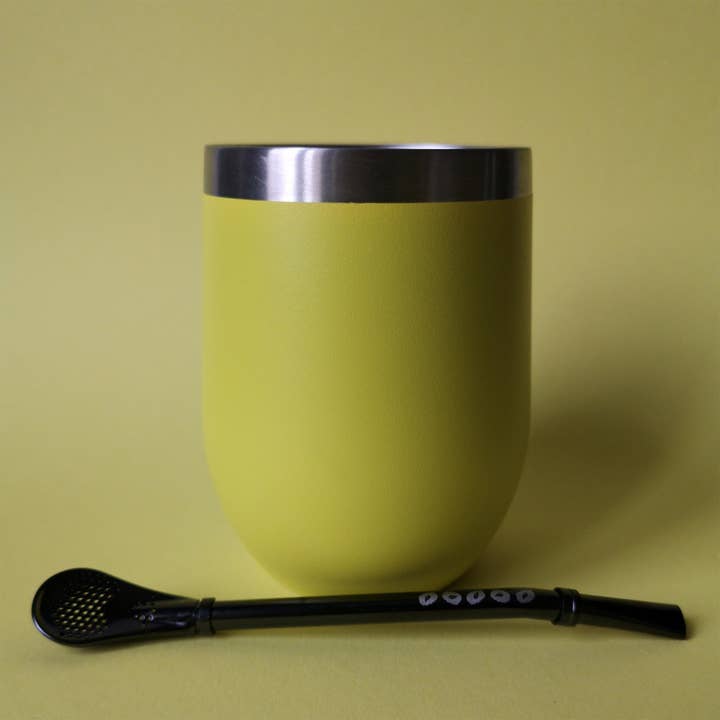 Biomate – Engroshandel Thermokop – Evasion Calabash-sæt med bombilla til Yerba Mate (340 ml)3