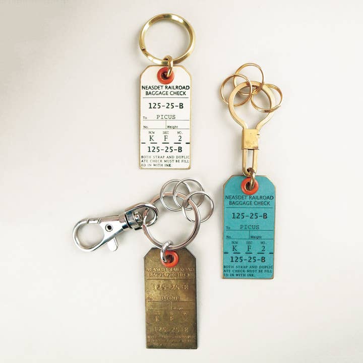 Robinson - Wholesale Keychain - Unisex - PORTE-CLÉS ÉTIQUETTE DE BAGAGE BEIGE3
