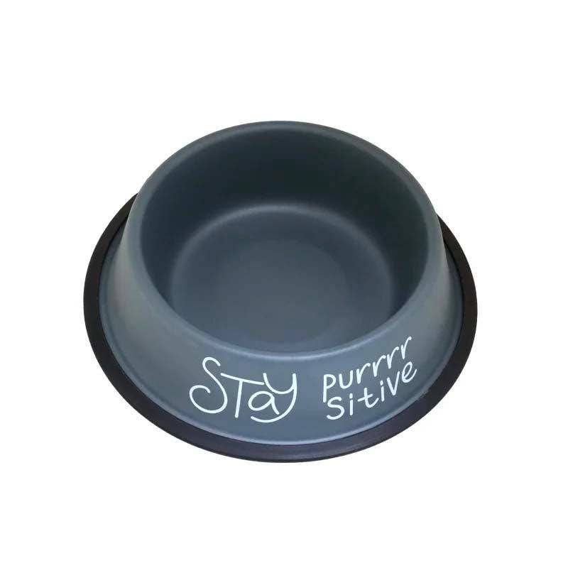 Croci - Wholesale Pet Bowl - Cat/Dog - Steel dog bowl — New Color - Crosses0