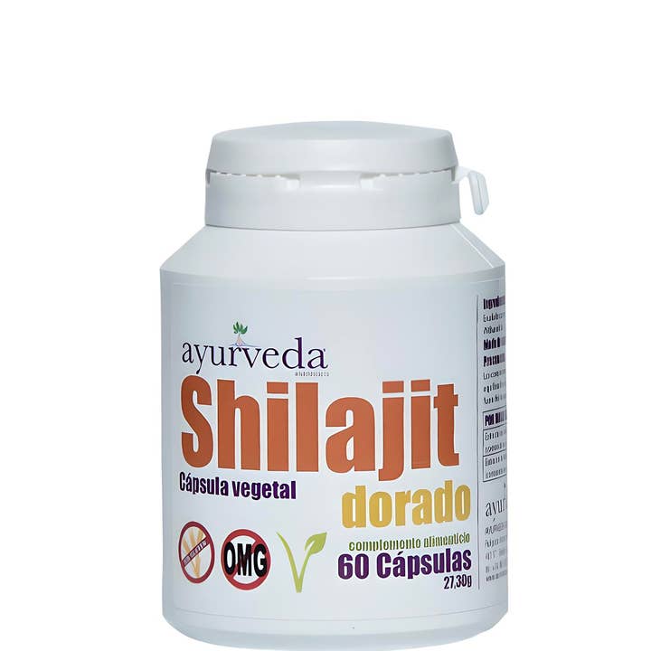 Ayurveda Auténtico – Großhandel Nahrungsergänzungsmittel/Vitamin zum Einnehmen – Shilajit Gold 60 Kapseln0