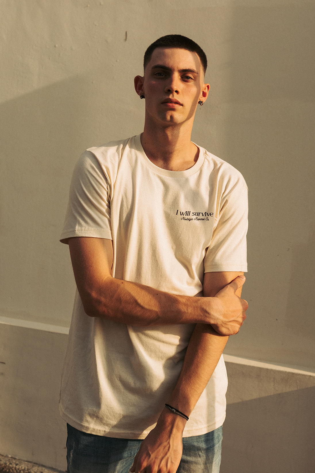 Nostalgic Apparel - Wholesale Screen Printed T-Shirt - Women's - I Will Survive | Natural Tee2