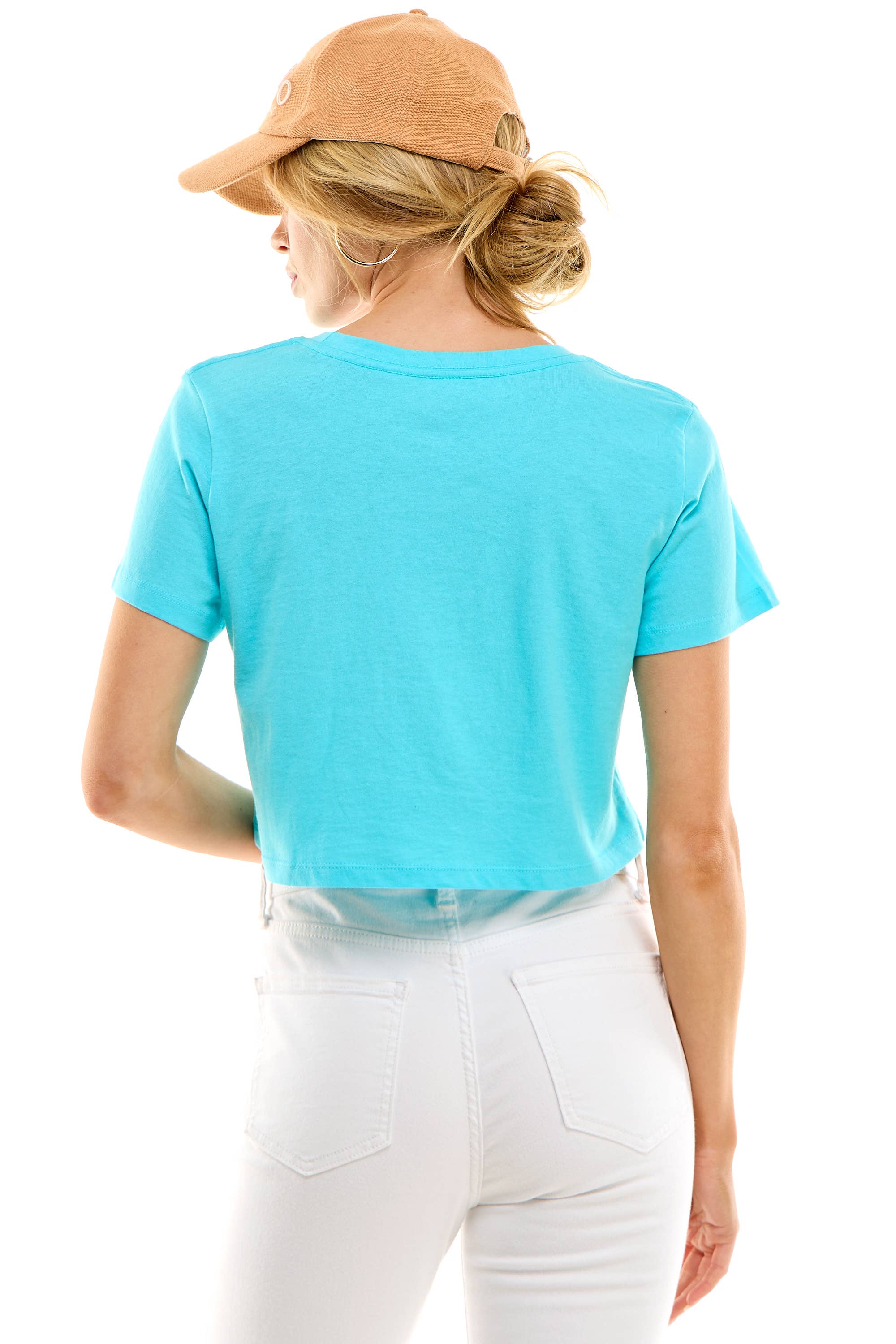 LOVING PEOPLE - Wholesale T-Shirt - Women's - Premium cotton boxy crop tops84