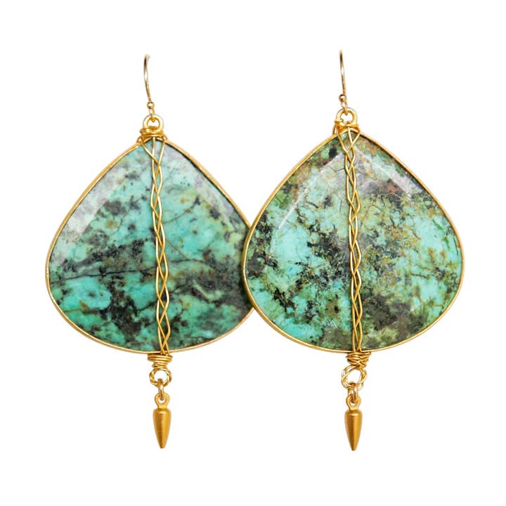Catherine Page Jewelry - Wholesale Dangle Earrings - Comice Earrings in Turquoise0