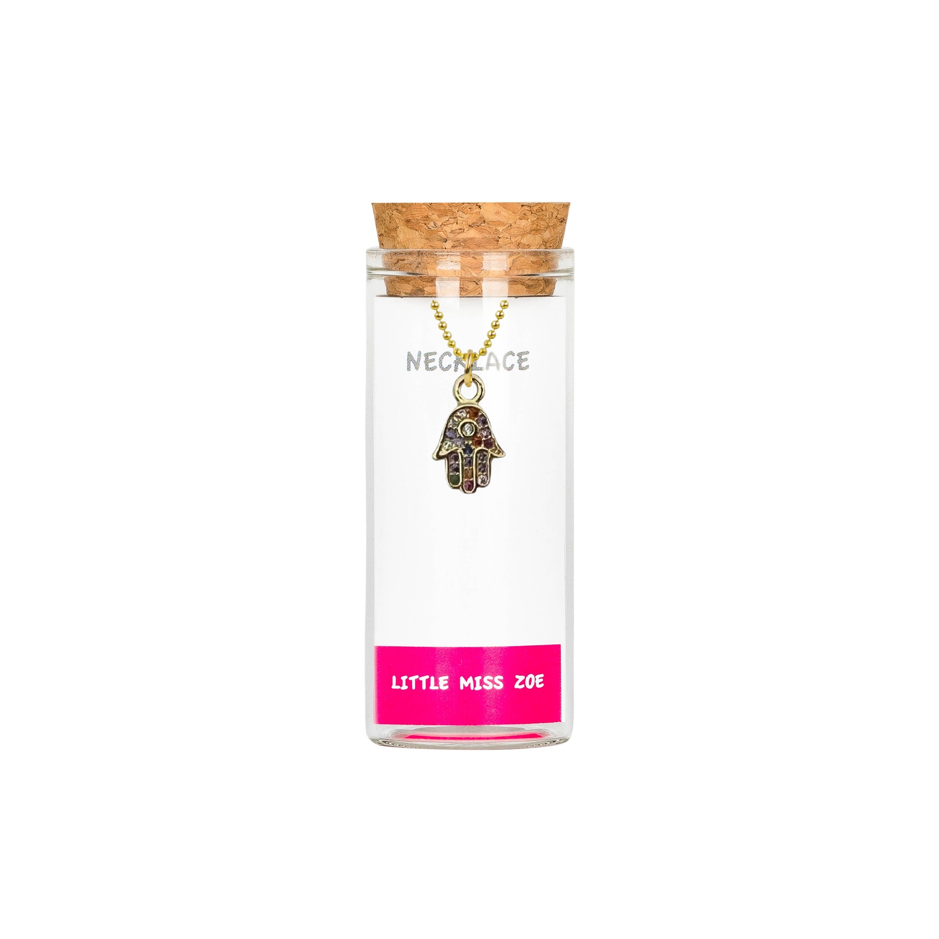 Little Miss Zoe - Wholesale Kids Necklace - Kids - Kids Charm Necklace in a glass bottle23