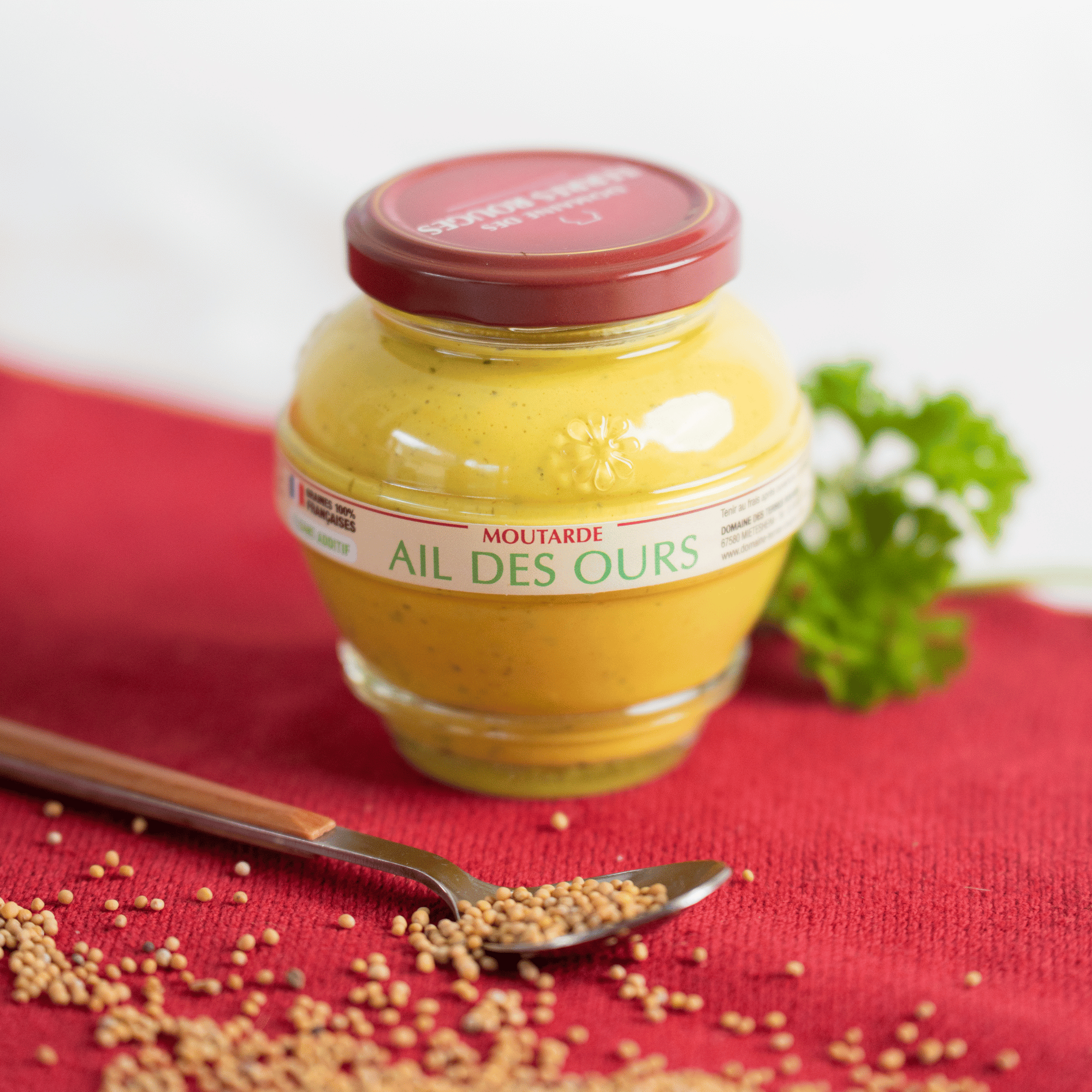 DOMAINE DES TERRES ROUGES - Wholesale Mosterd - Bear's Garlic Mosterd met Franse Zaden 200 g2
