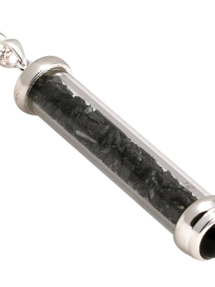 Black Tourmaline Gem Power Vial Pendant for Protection GP03 for wholesale by Starlinks Gifts