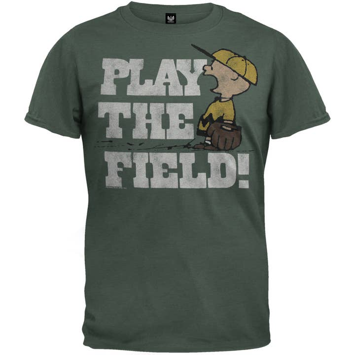 Peanuts - Play The Field Men's Soft T Shirt for wholesale by Official Store