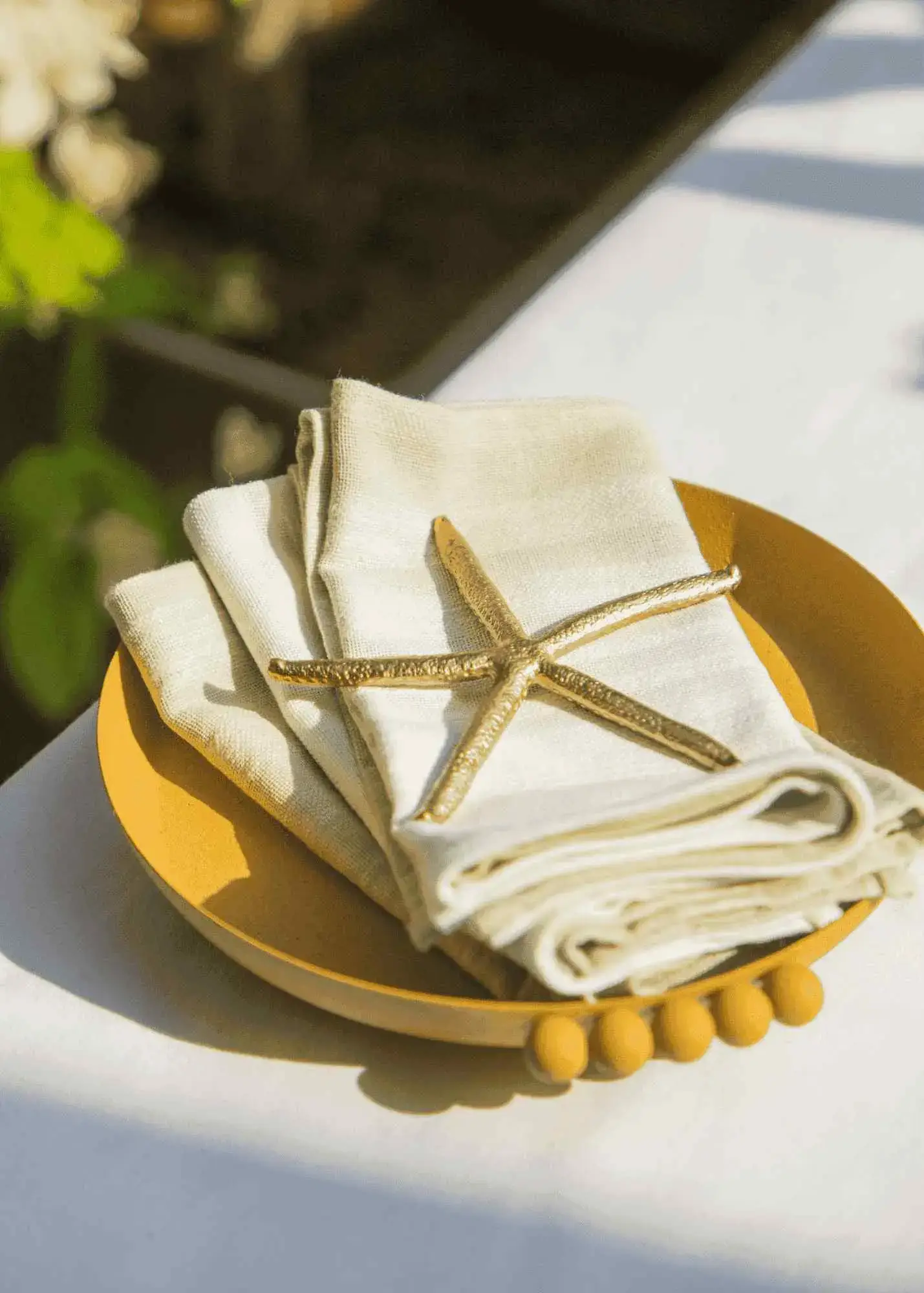 Casa Amarosa - Wholesale Decorative Tray - Elan Trays- Mustard, 8.070 Inches 2