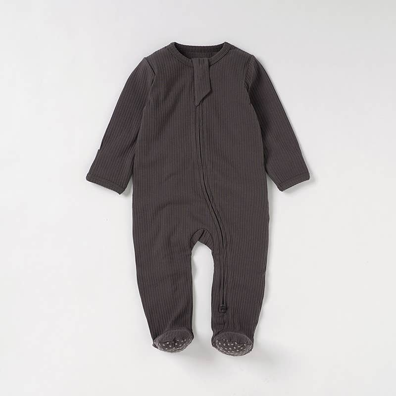 Boho + Babe - Wholesale Bodysuit (Footed) - Baby - Organic Cotton Ribbed Baby Footies2
