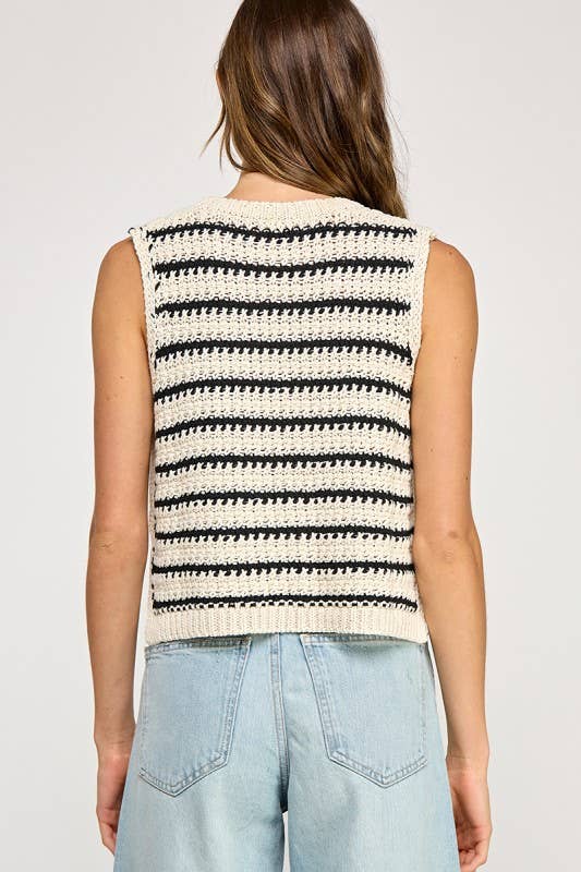 Miss Love - Wholesale Knit Top - Women's - STRIPED KNIT TOP9