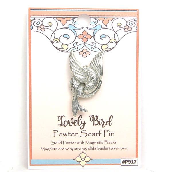 Lucina K. - Wholesale Broche - Lovely Bird Magneet Sjaal Pin Tinnen1