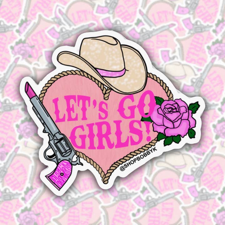 Lass uns gehen Mädchen-Aufkleber für den Großhandel von BOBBYK