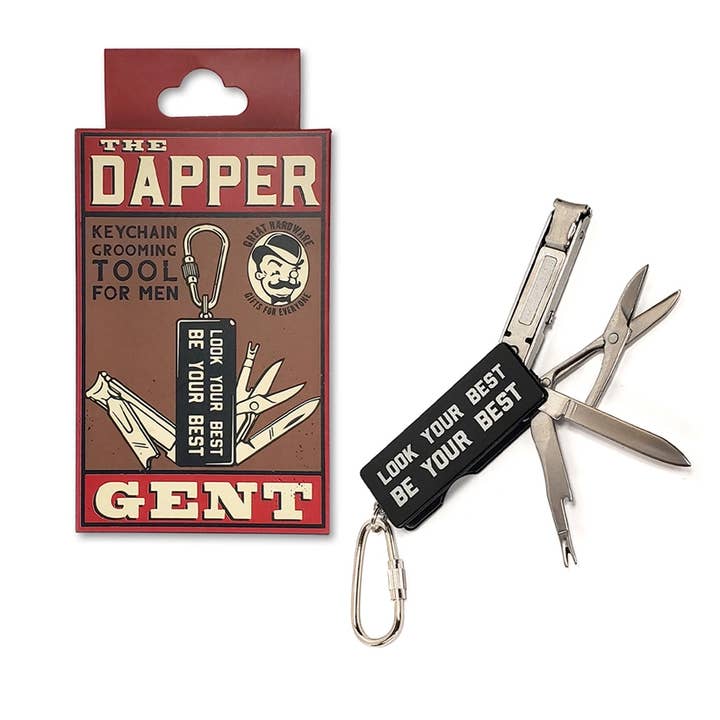 De Dapper Gent Mannen Sleutelhanger Manicure Set voor wholesale door Lucky Jack