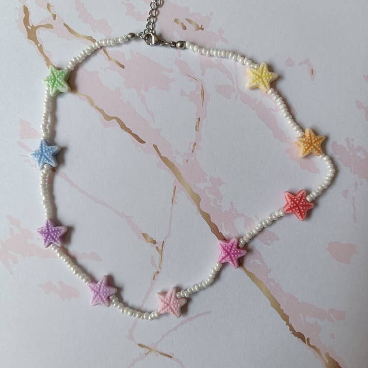 Beaded Necklace | Starfish Model for wholesale by Kolorya