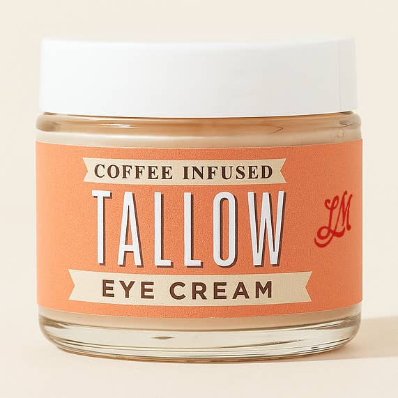 Lady May Coffee-Infused Tallow Eye Cream – Brighten, Firm & Revitalize Naturally for wholesale by May's Market @ TLM