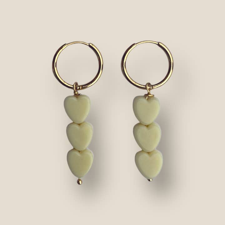 Earrings Floor gold - yellow for wholesale by La Eva Store