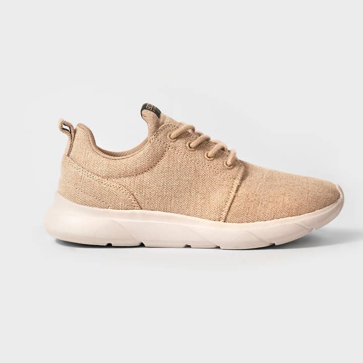 Explorer V2 All Beige Waterproof Hemp Sneakers for wholesale by 8000Kicks