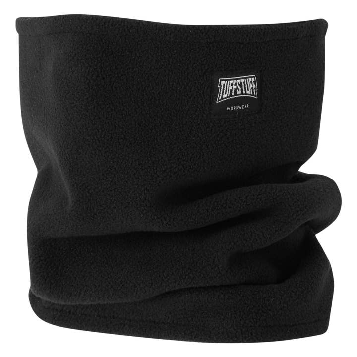 TuffStuff Pro Neck Warmer, Black Snood, One Size, Face Cover for wholesale by TuffStuff Workwear